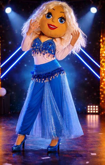 Belly Dancer Mascot